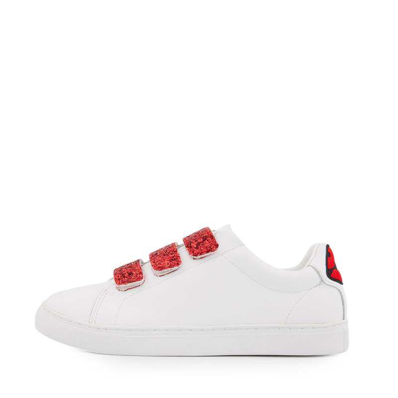 Baskets en cuir Edith back lips