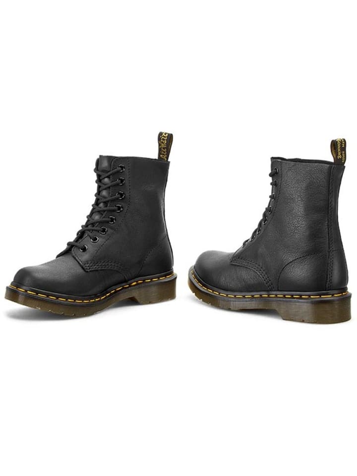 Dr. Martens Leder-Boots in Schwarz günstig kaufen