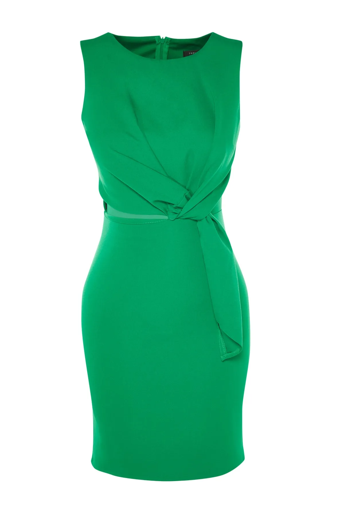 Trendyol Collection  Grünes, tailliertes, gewebtes, elegantes Abendkleid TPRSS20EL1186