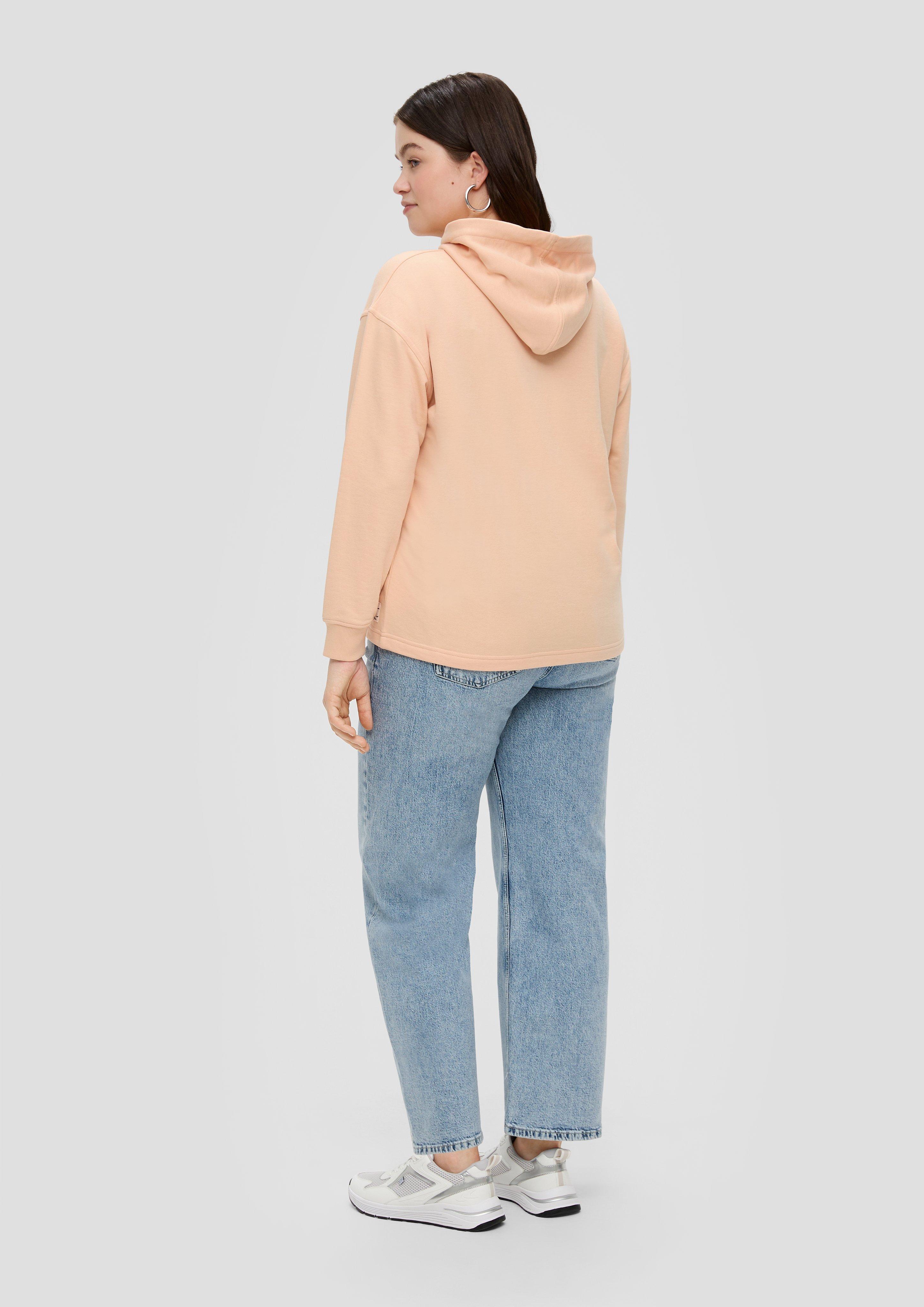 Kapuzensweatshirt mit überschnittener Schulter  2149146-2101