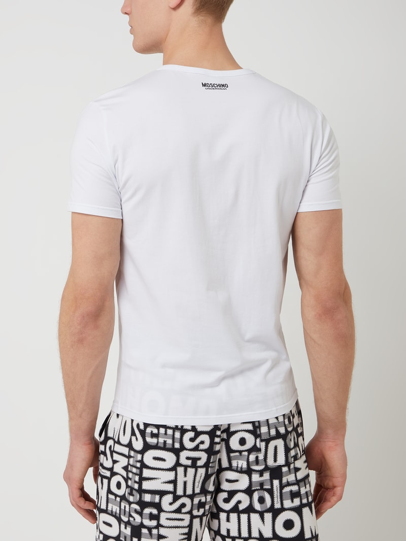 T-Shirt im 2er-Pack in weiß