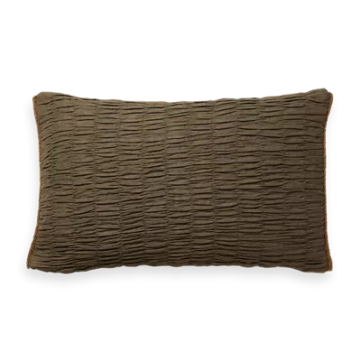 House of RitualsSmocked Green Cushion