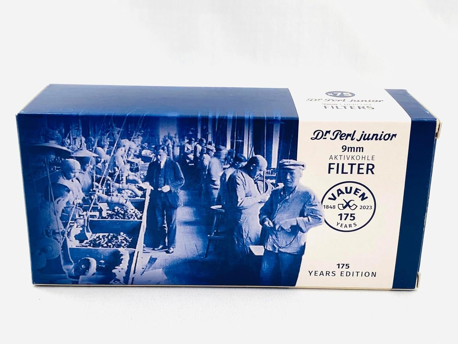 VAUEN Handpfeife Pfeife 175 Jahre Jubiläumspfeife Modell 106 inkl. Sonderfilterbox