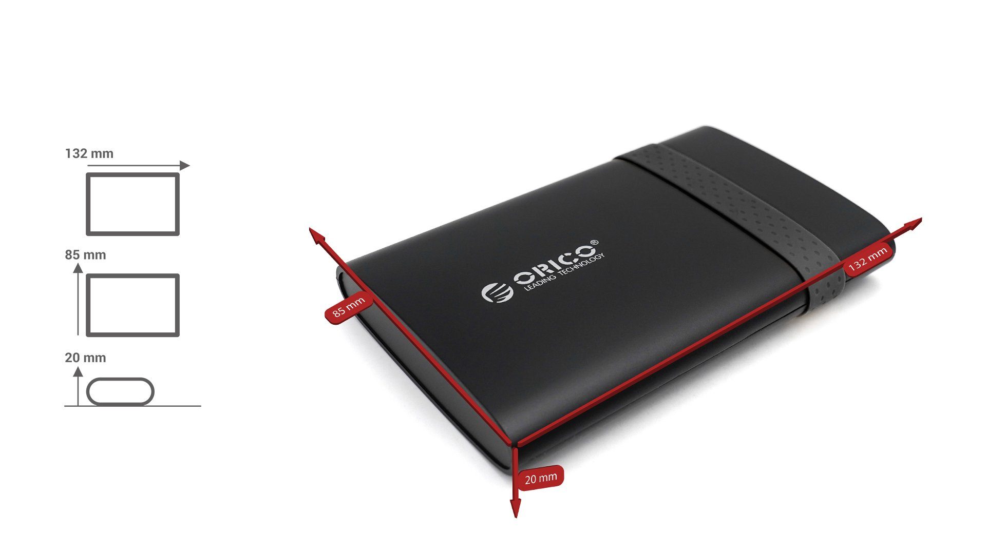 ORICO Orico 120GB USB 3.0 Externe 2.5