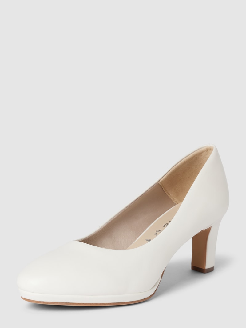 Brautschuhe aus echtem Leder in weiß