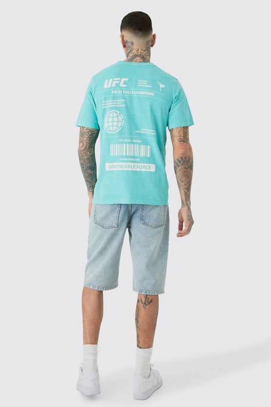 Tall grünes T-Shirt mit lizenziertem Ufc Print