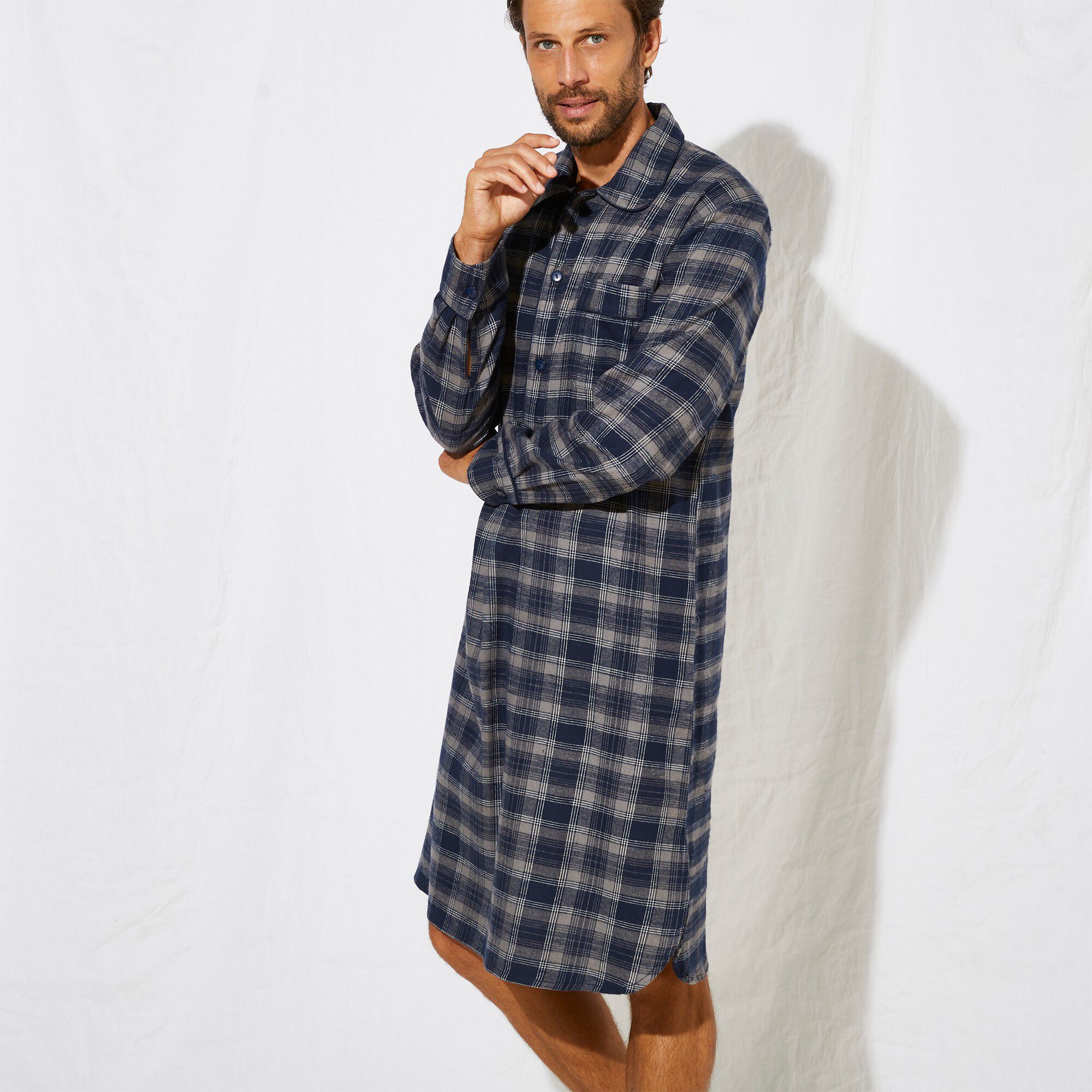 Liquette pyjama pilou carreaux