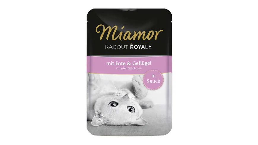 Miamor Katzennassfutter Ragout Royale in Sauce Ente & Geflügel 100 g