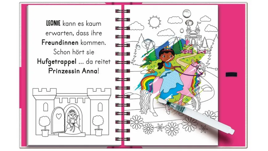 Magic Water Colouring - Prinzessinnen, einfach mit Wasser malen