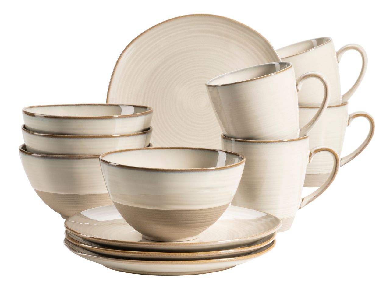 Mäser Serie Nottingham, Frühstücksservice 12 teilig für 4 Personen