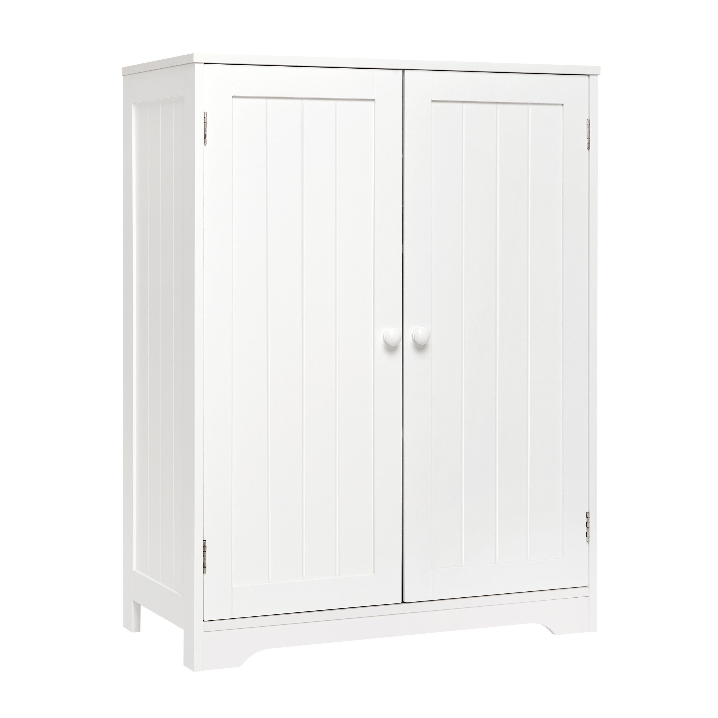 Mondeer Badkommode Badezimmerschrank, mit Stauraum, 30 x 60 x 80 cm, Weiß
