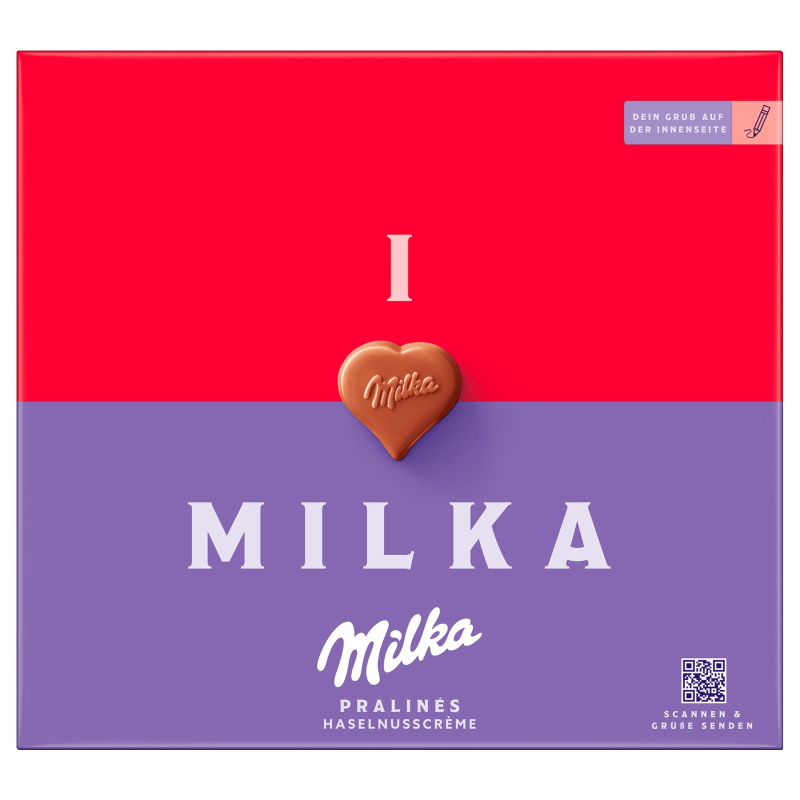 Milka I love Milka Pralinés Haselnusscrème 110g
