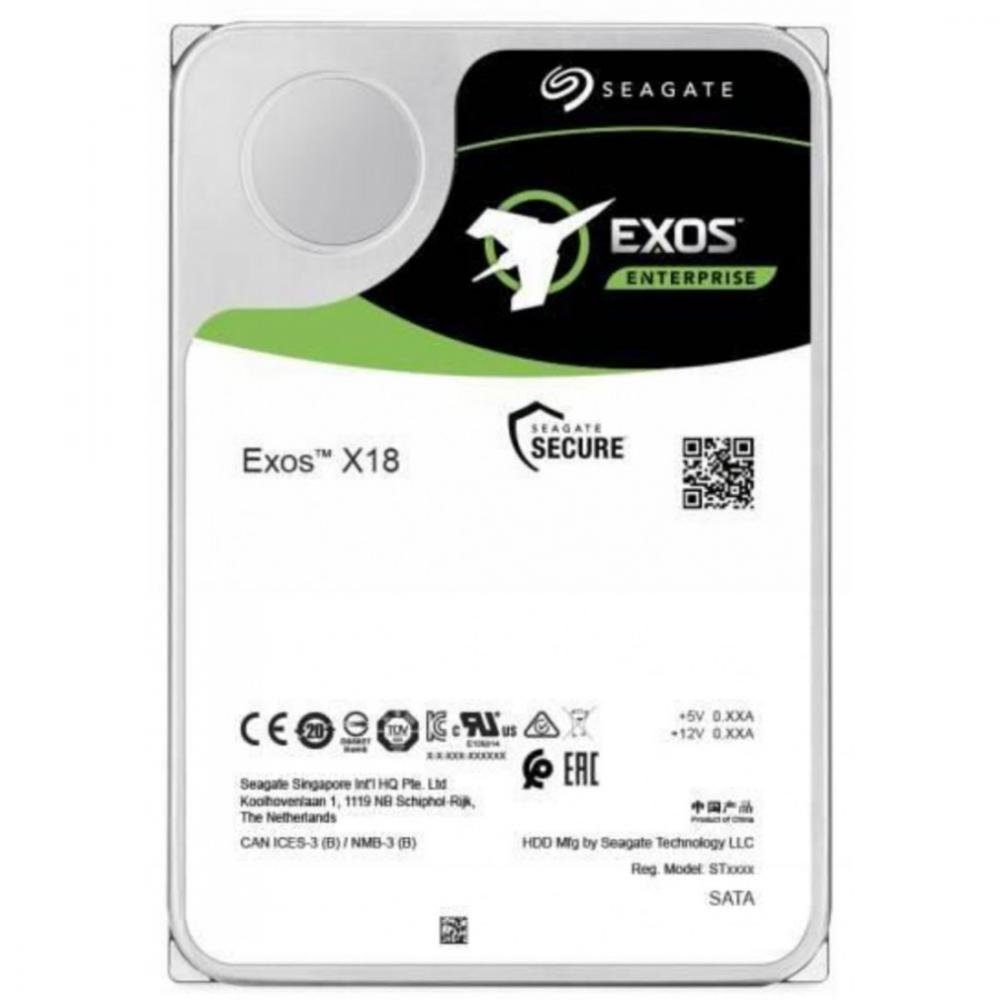 Seagate Seagate Exos X18 - 3.5 Zoll - 16000 GB - 7200 RPM interne HDD-Festplatte
