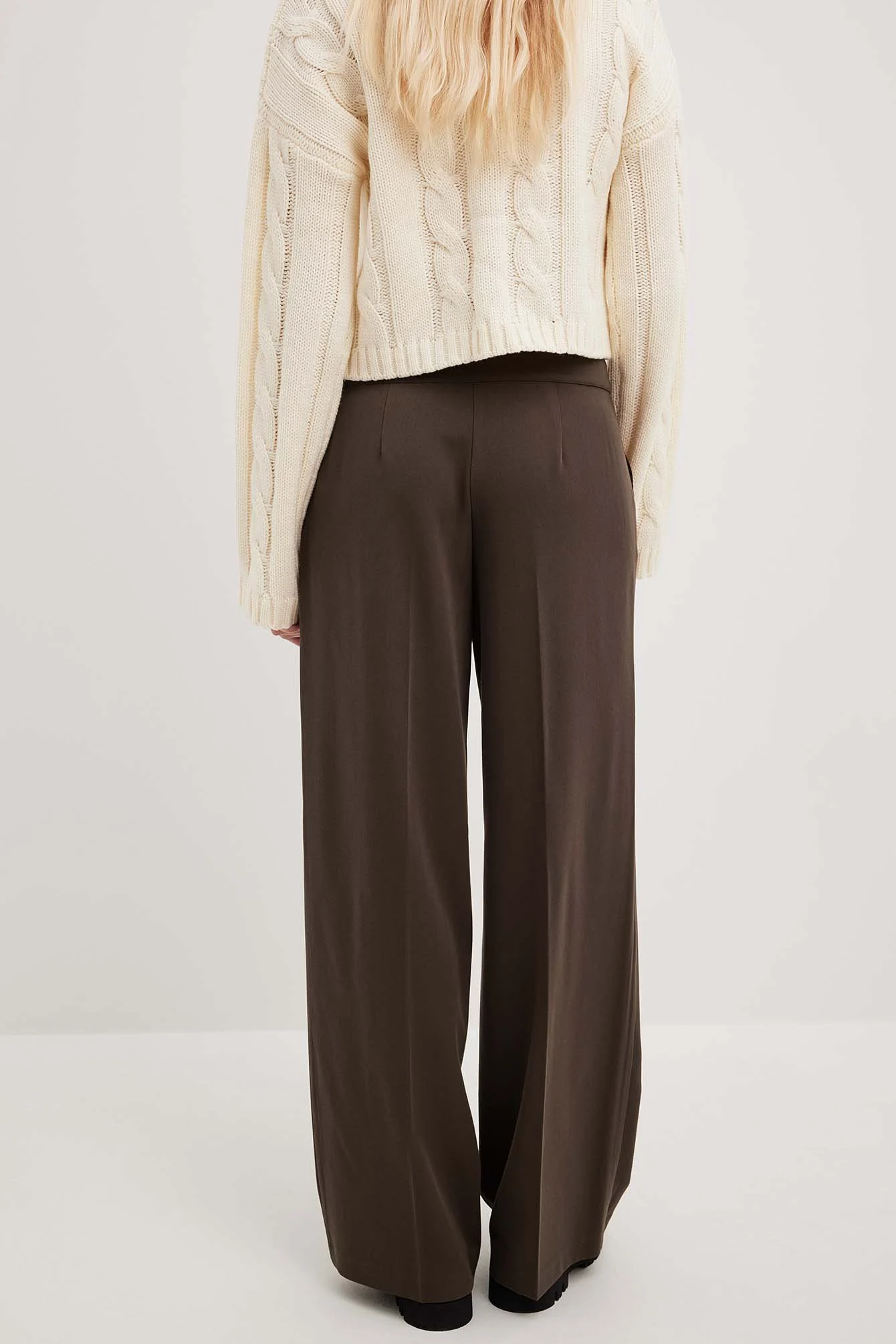 Anzughose mit niedriger Taille