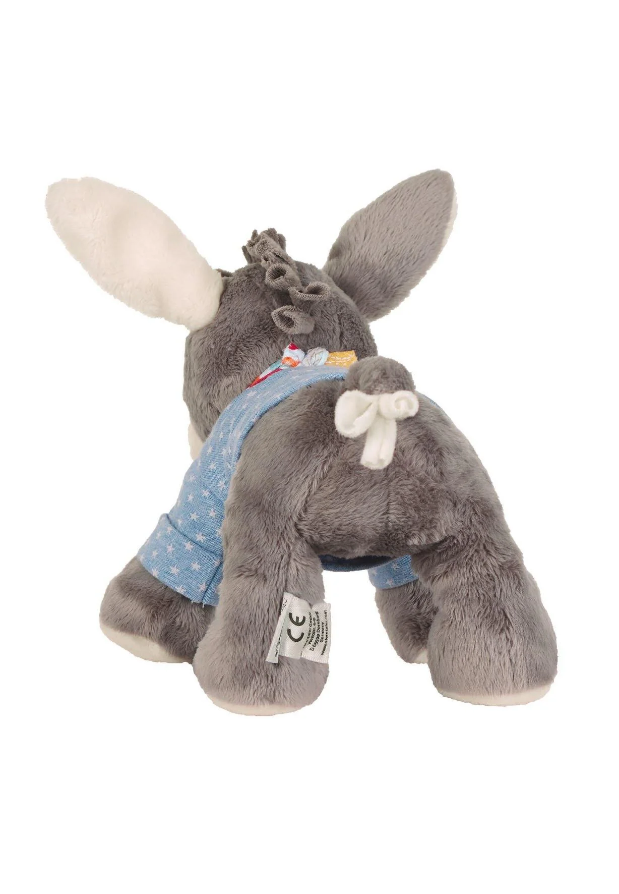 Spieltier Esel Emmi in Hellblau, 20 cm