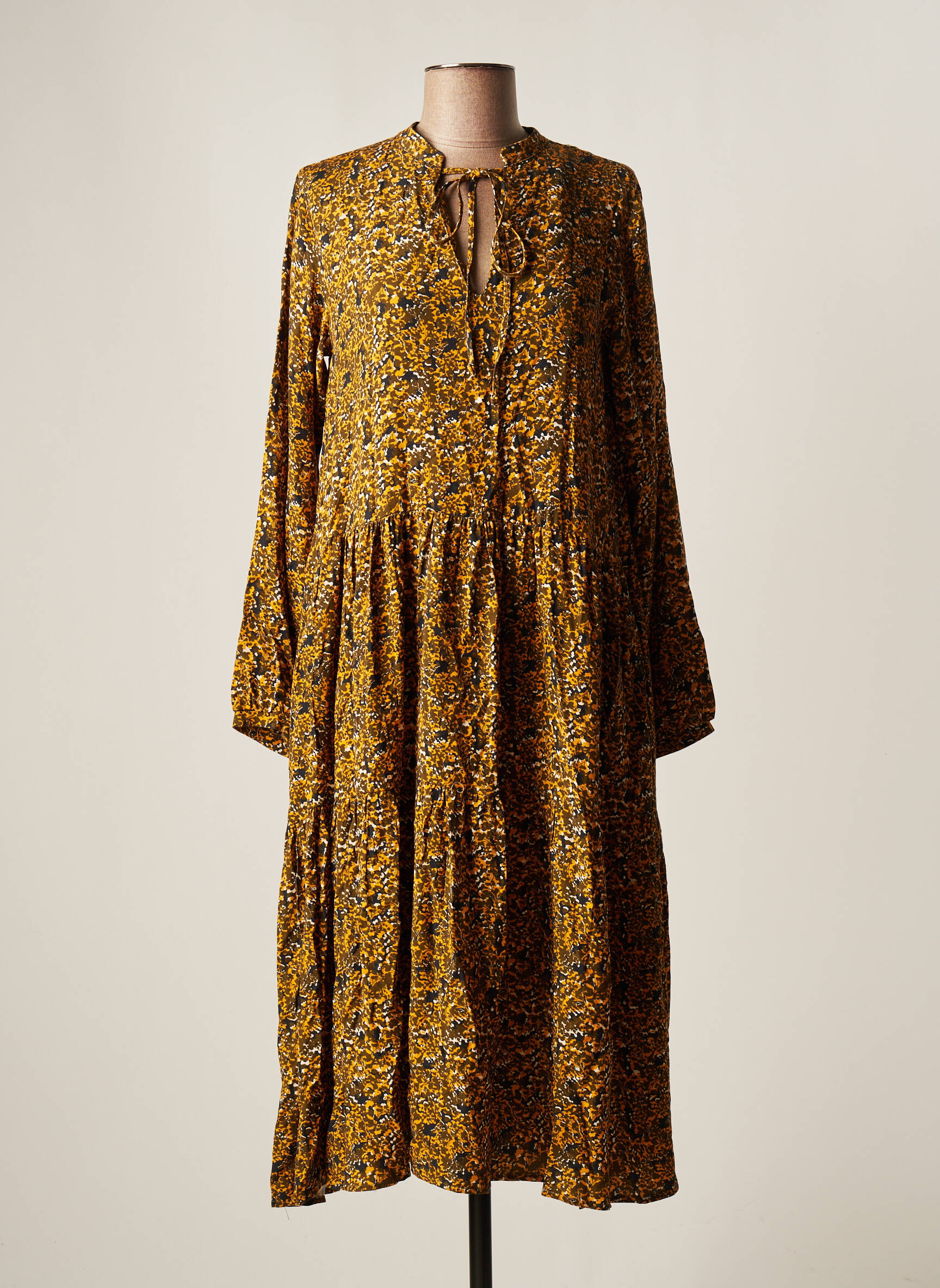 Le Fabuleux Marcel De Bruxelles Robes Mi Longues Femme couleur jaune