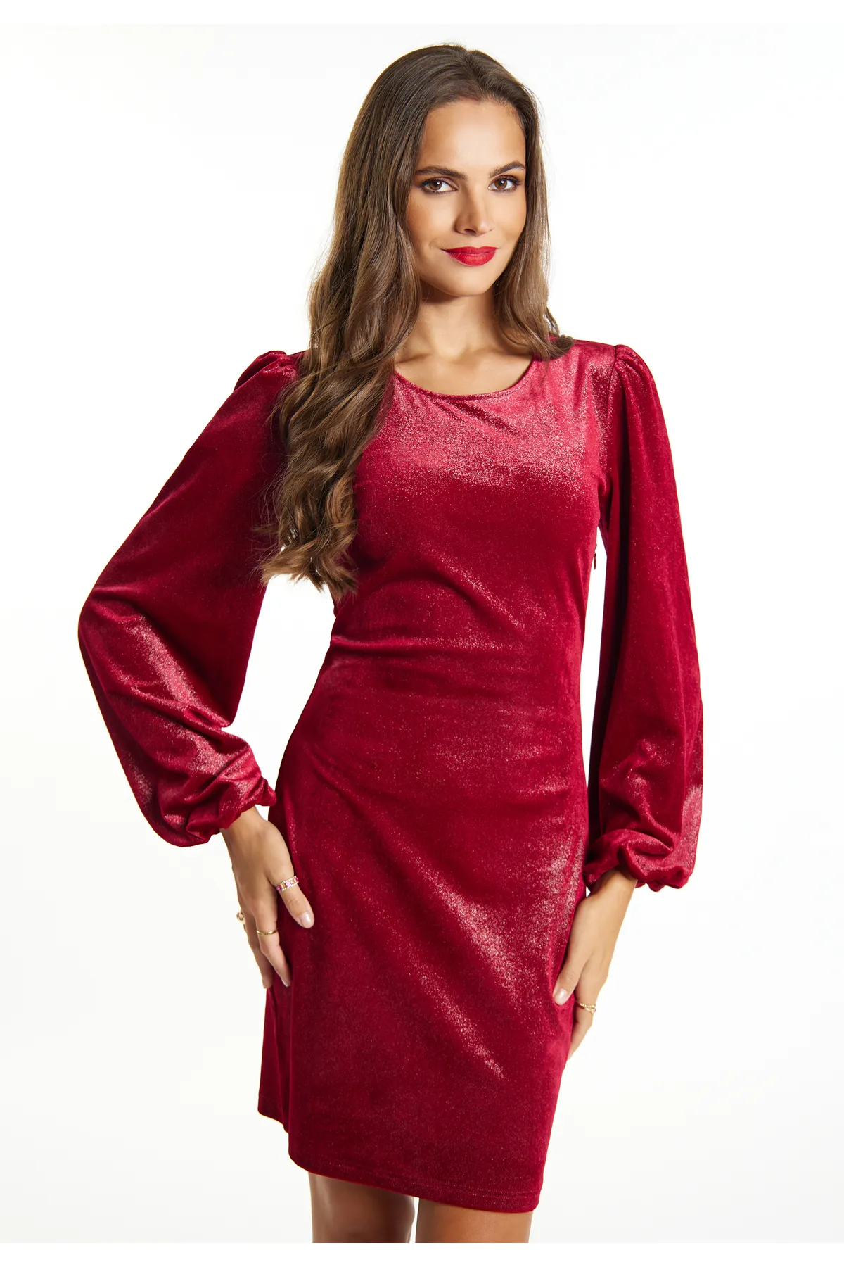 Faina  Mini Langarmkleid Nelice