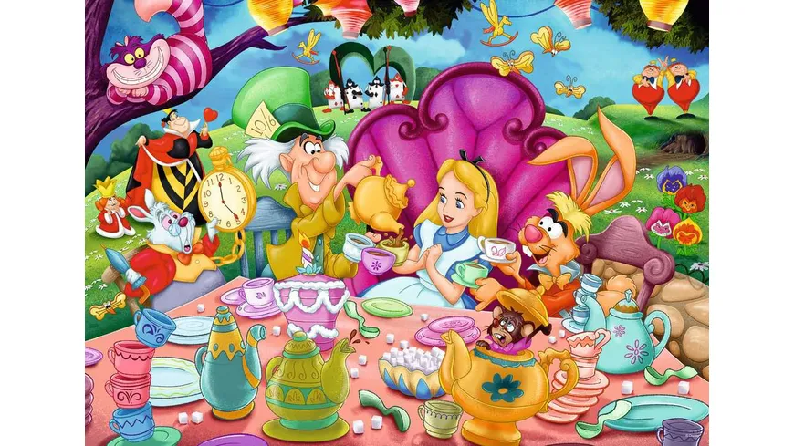 Ravensburger Puzzle - Alice im Wunderland – 1000 Teile  Puzzle für Erwachsene und Kinder ab 14 Jahren