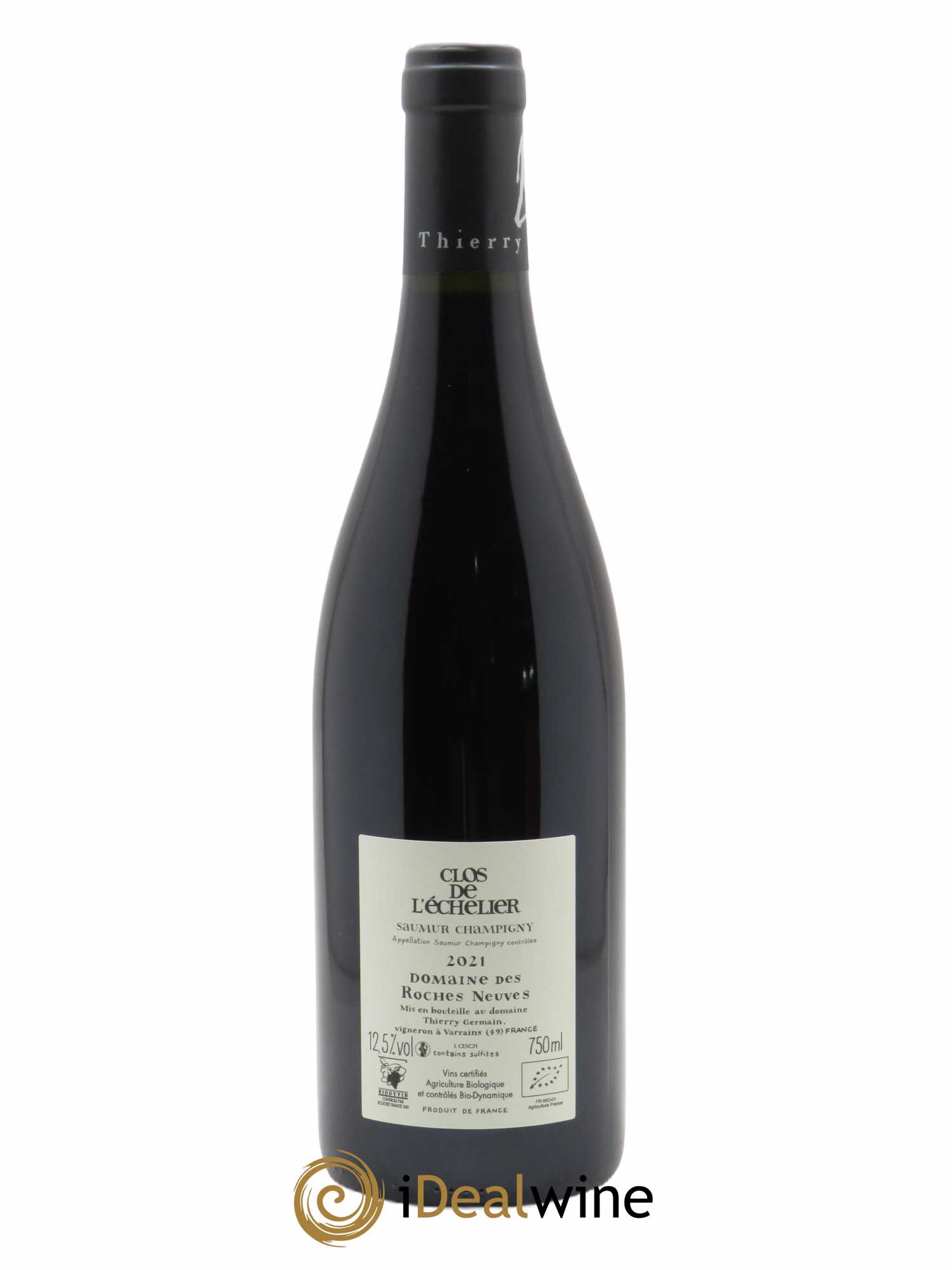 Saumur-Champigny Clos de l'Echelier Domaine des Roches Neuves - Thierry Germain  2021 - Lot de 1 Bouteille