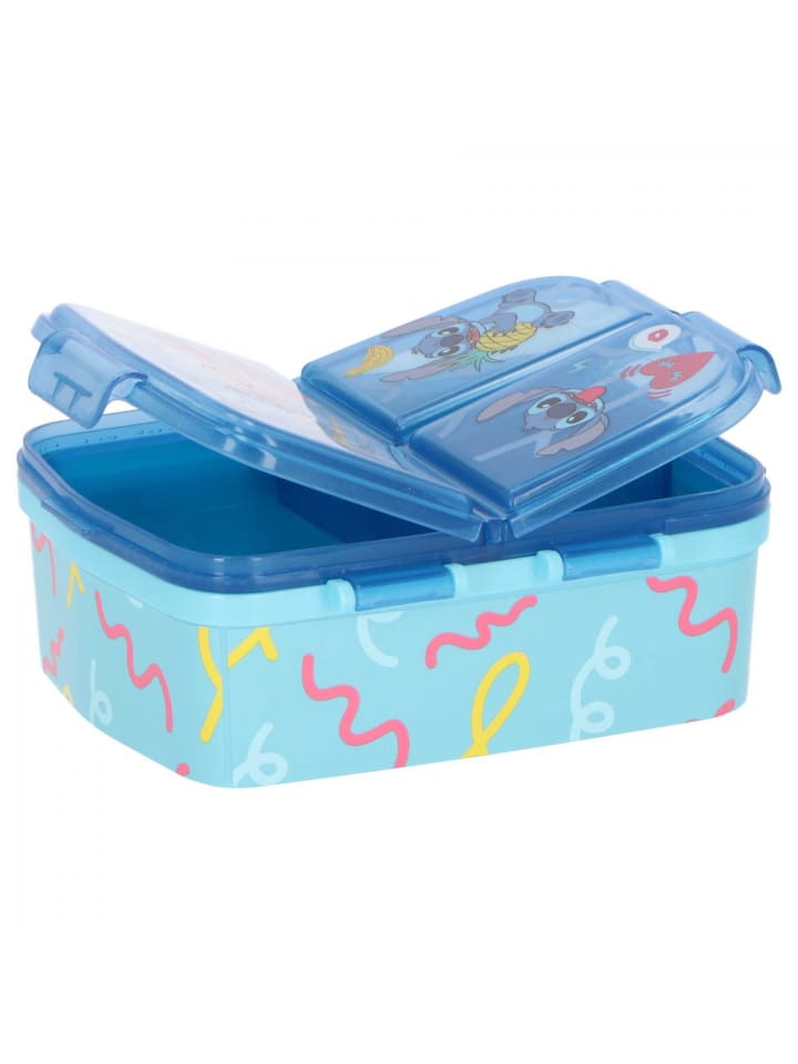 Lilo & Stitch Lilo & Stitch Brotbox Praktische Snackbox Lunchbox in Blau günstig kaufen onesize