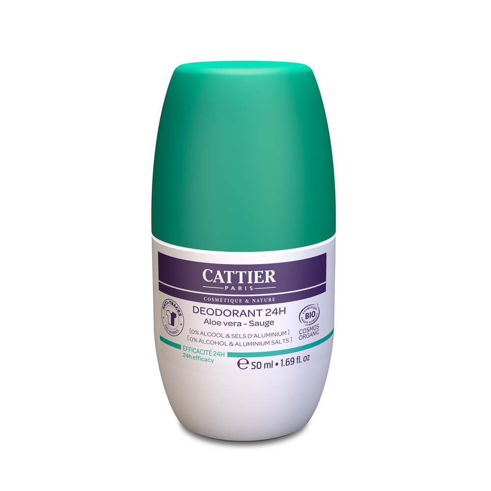 cattier Déodorant Roll-on 24h - 50ml Déodorant