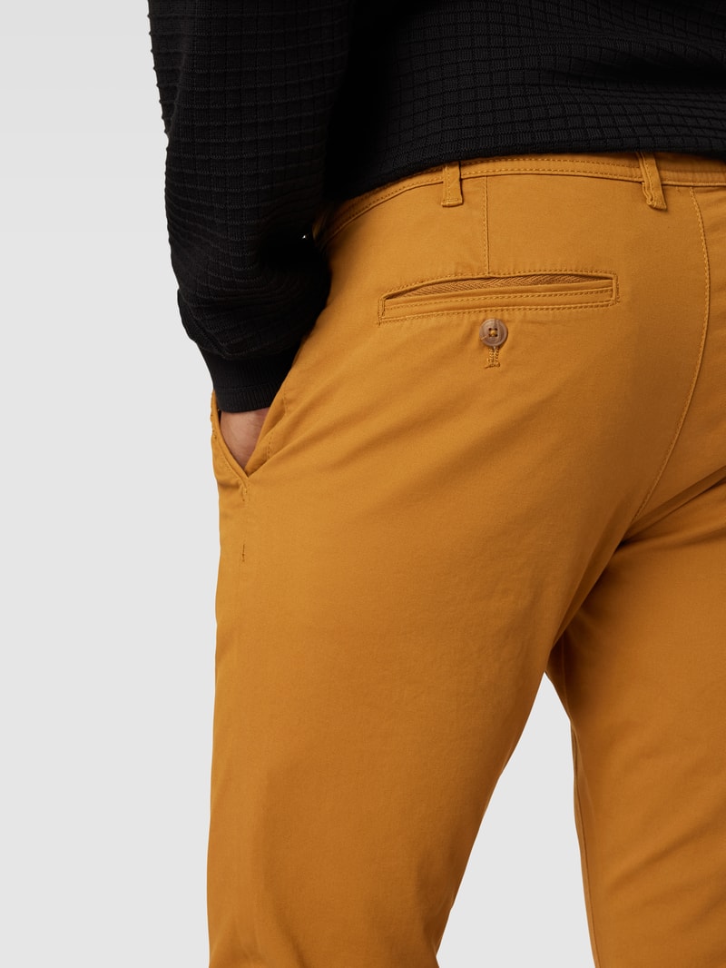 Super Slim Fit Chino mit Stretch-Anteil in gold