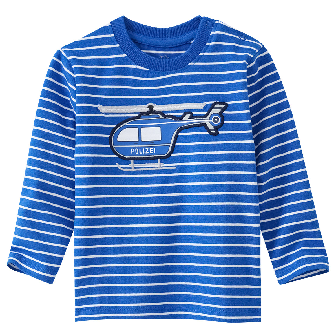 Baby Langarmshirt mit Polizei-Applikation
