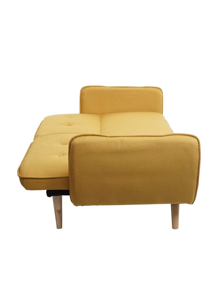 MCW Schlafsofa mit Schlaffunktion J18, Gelb günstig kaufen onesize