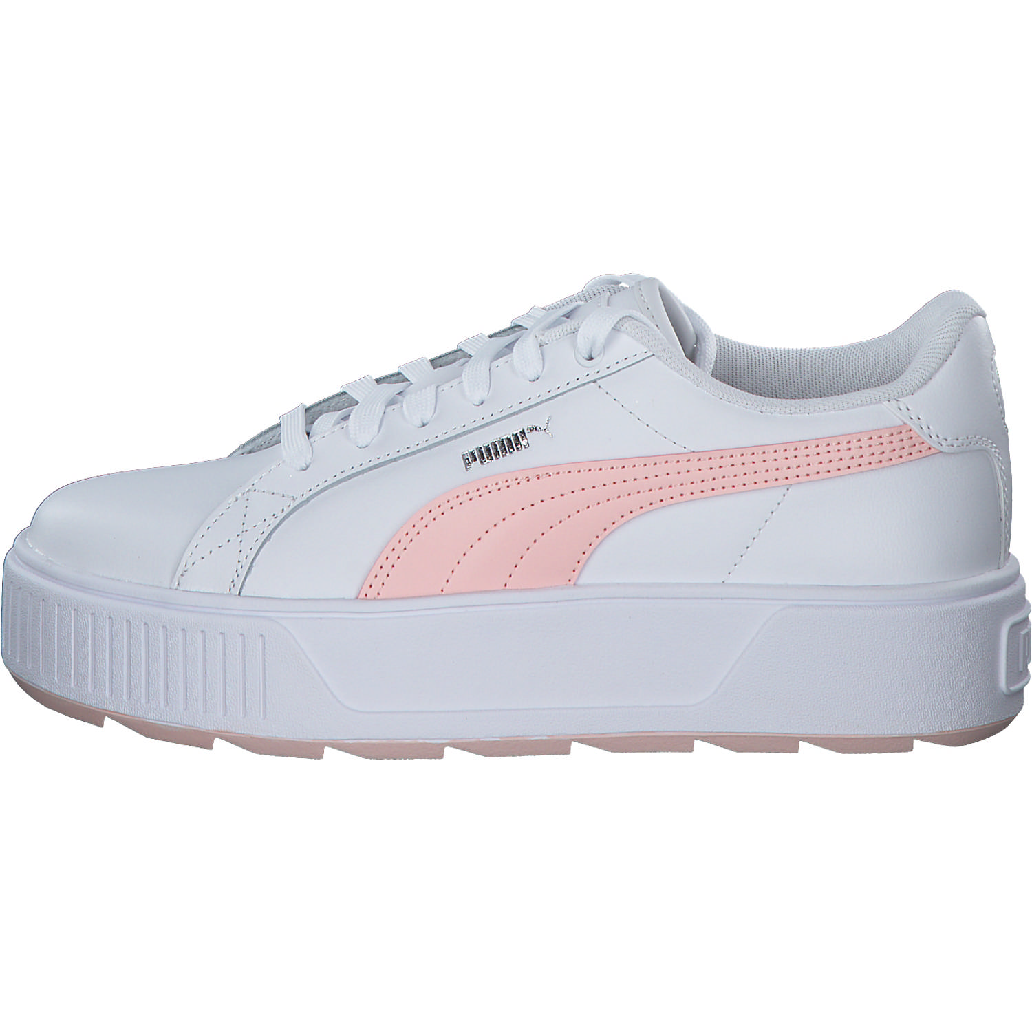 Puma Karmen L 384615, Schnürschuhe, Damen, white/rose/dust/silver