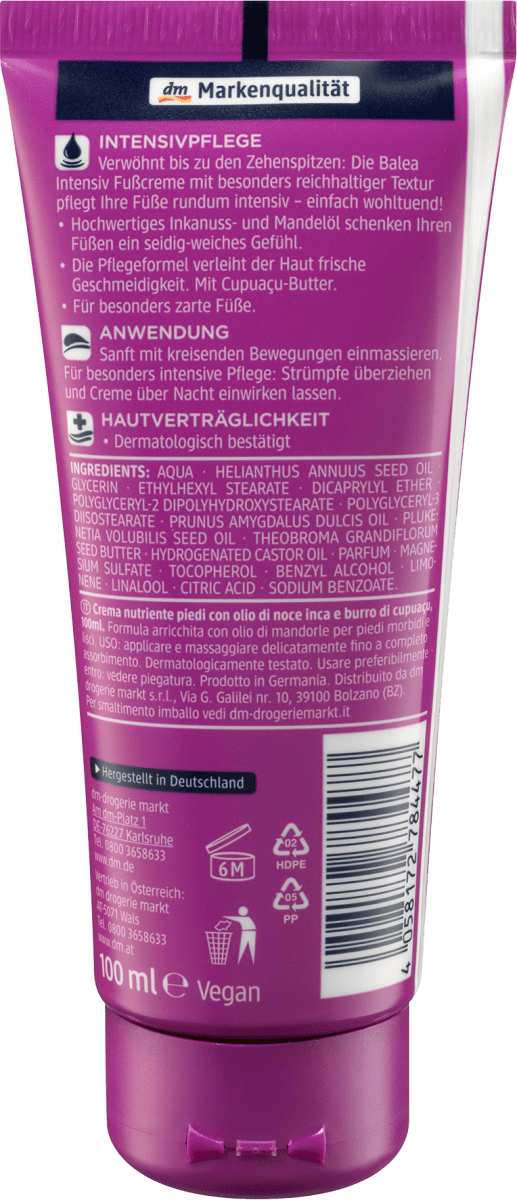 Intensiv Fußcreme, 100 ml