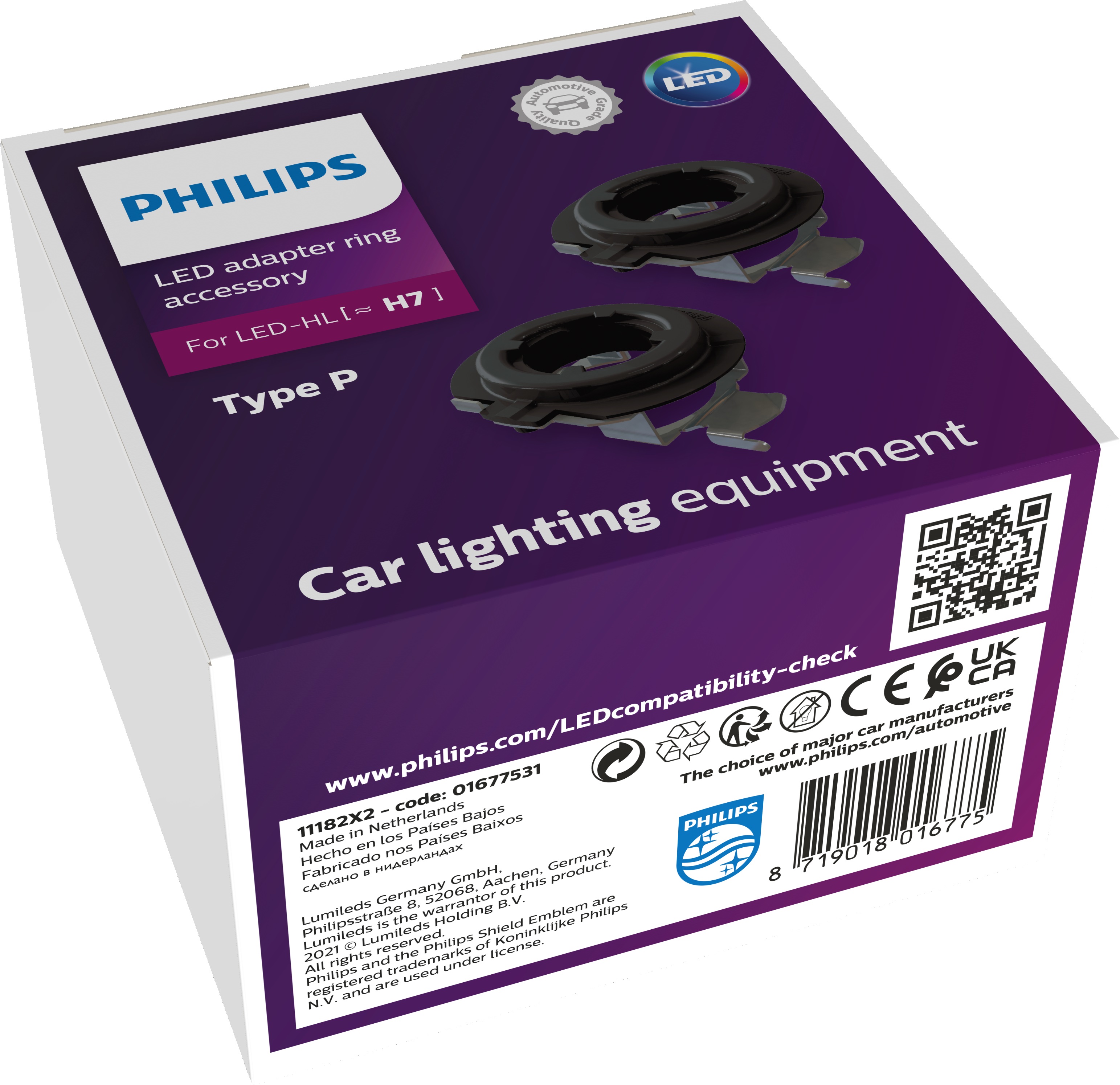 Philips Adapter-Ring H7-LED Typ P - ATU