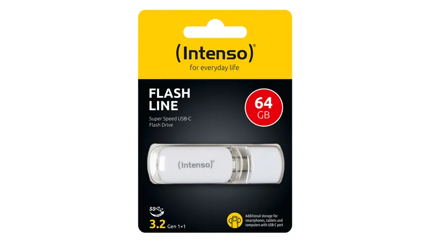 Intenso USB Flash Drive 3.2 64GB Flash Line