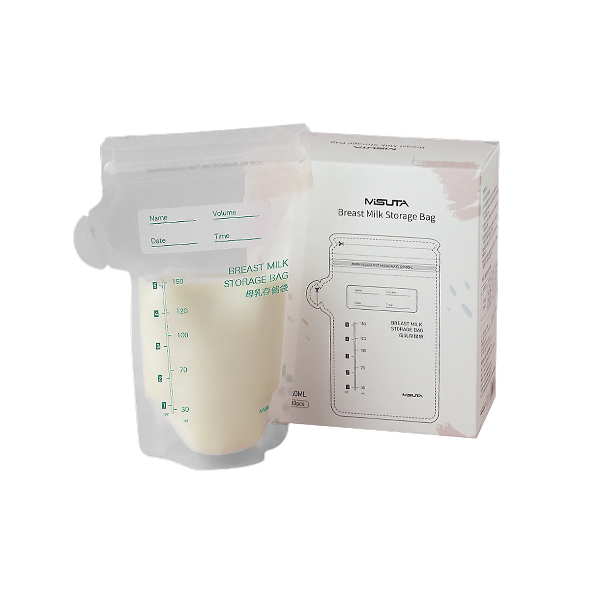 frler Muttermilchbeutel 150ml 30 Stück Muttermilchbehälter für Kinder