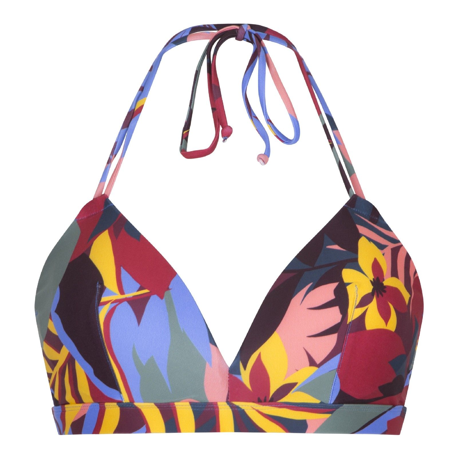 LingaDore 7108TB Leaf Print vorgeformtes Triangel-Bikini Oberteil