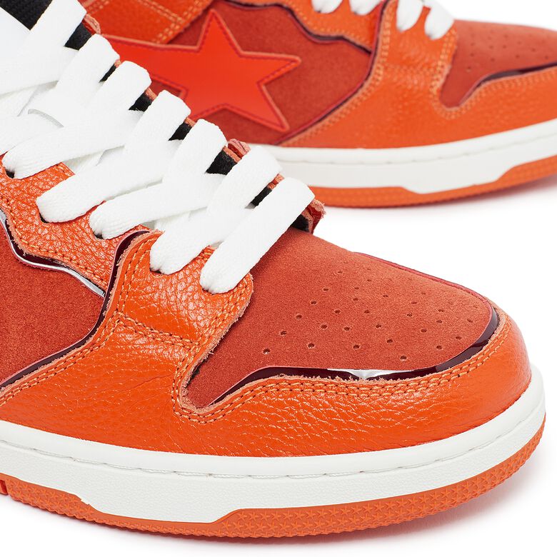 A Bathing Ape Wmns Bape Sk8 Sta #2 L orange