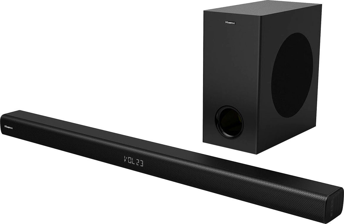 Hisense HS218 2.1 Soundbar (Bluetooth, 200 W, Home Theater System, 200W, Subwoofer)