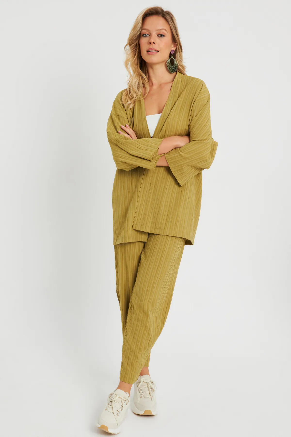 Cool & Sexy  Zweiteiler - Khaki - Regular Fit