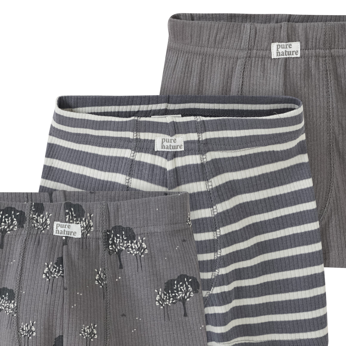 3 Jungen Boxer mit Rippstruktur