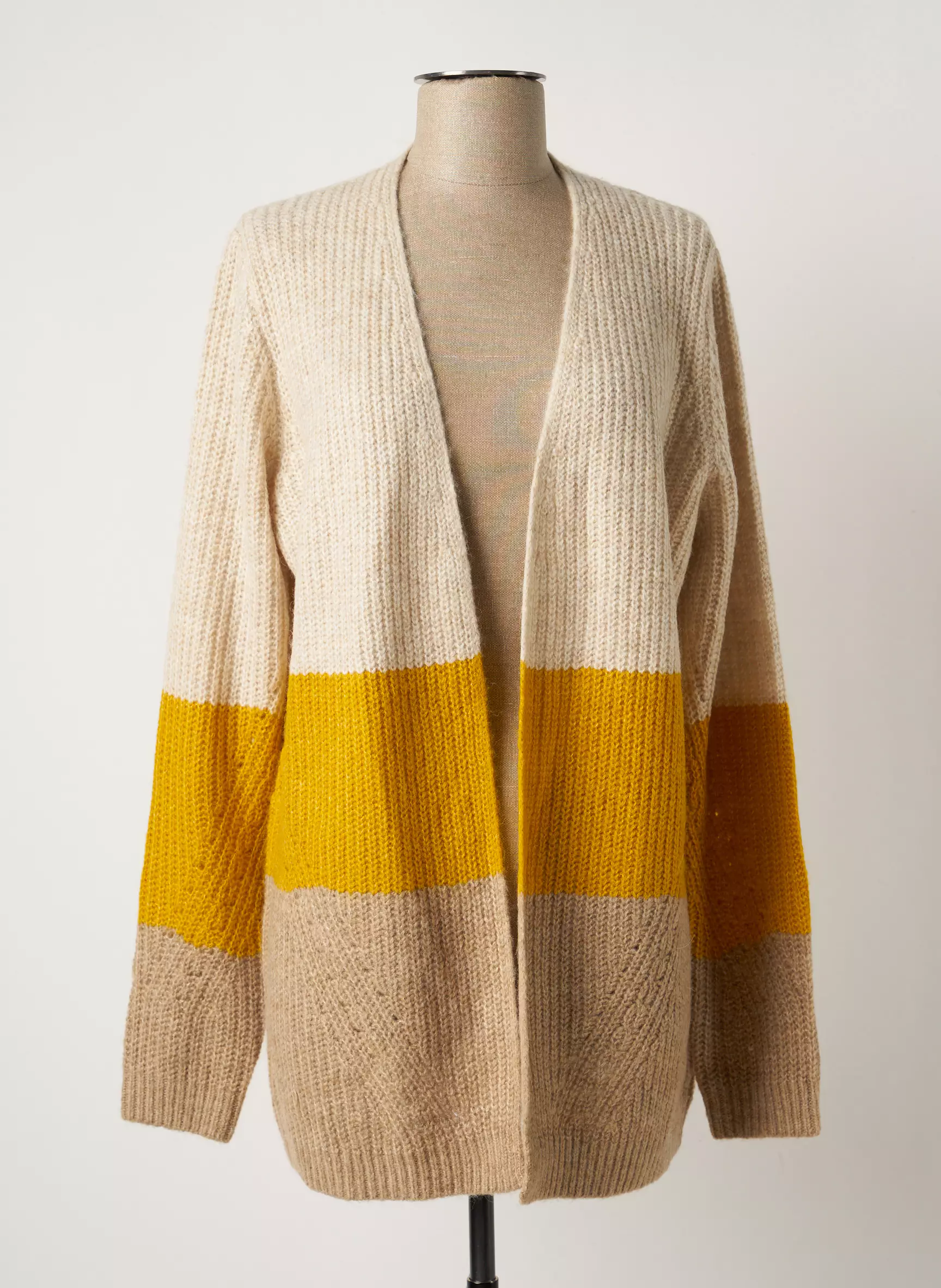 S Oliver Cardigans Femme couleur beige