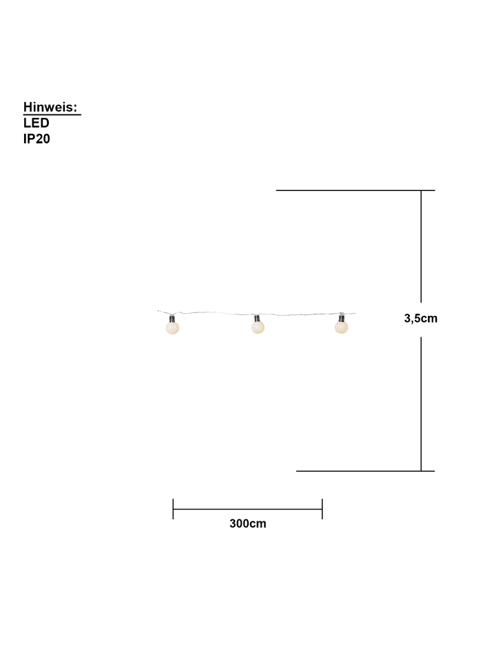 STAR Trading Lichterkette Mini Glow, Opak, LED, Kugeln, Timer, Warmweiß, Innenraum, günstig kaufen onesize