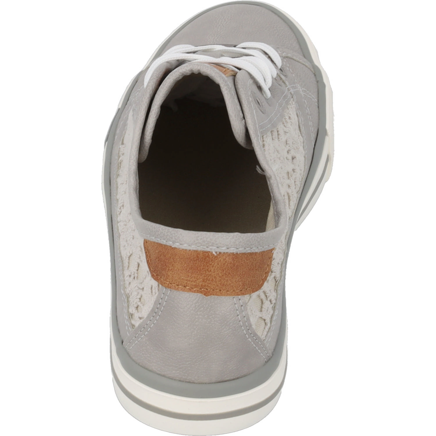 Mustang 1146317, Schnürschuhe, Damen, hellgrau