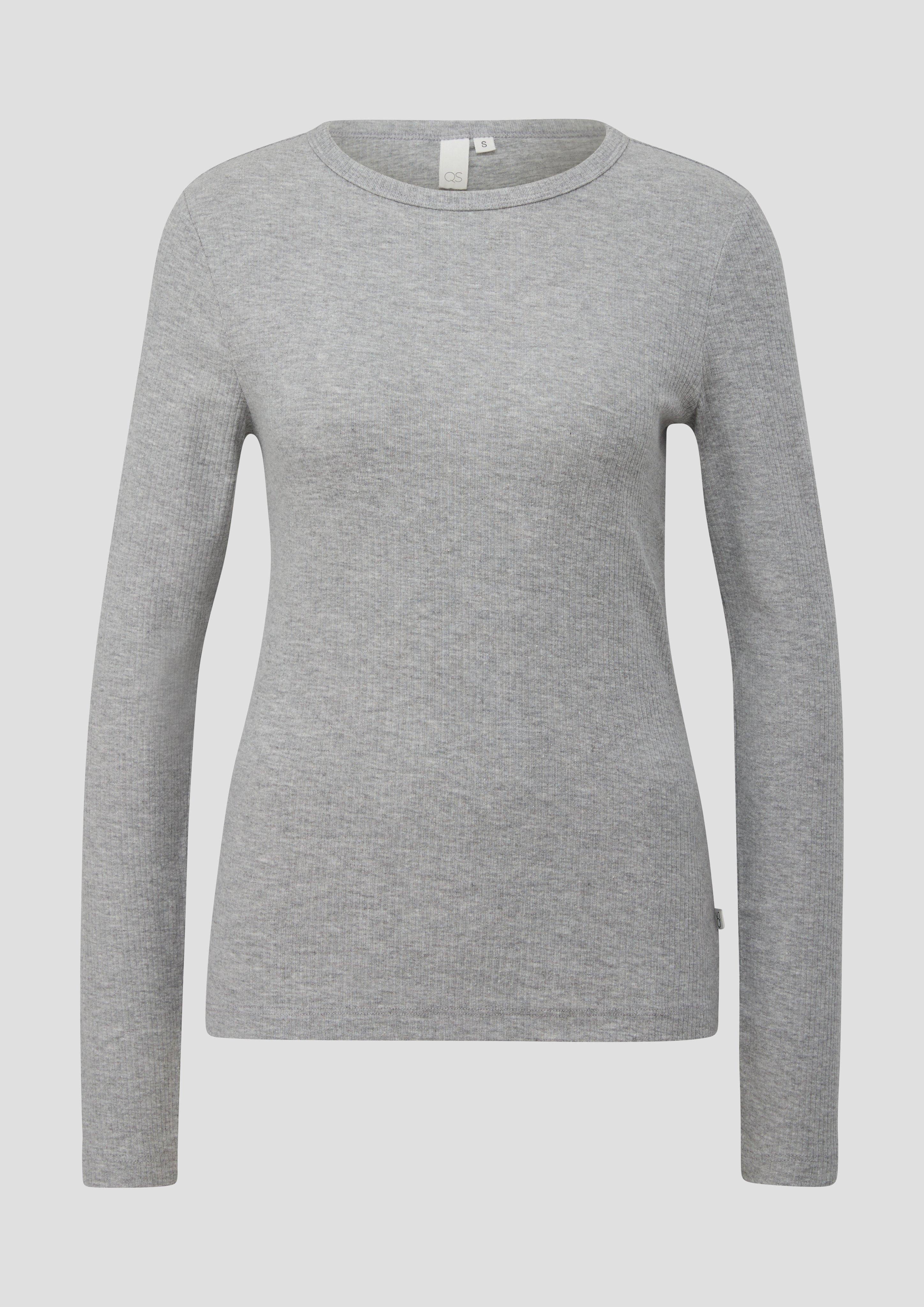 Langarmshirt mit Rippstruktur  2141201-9400