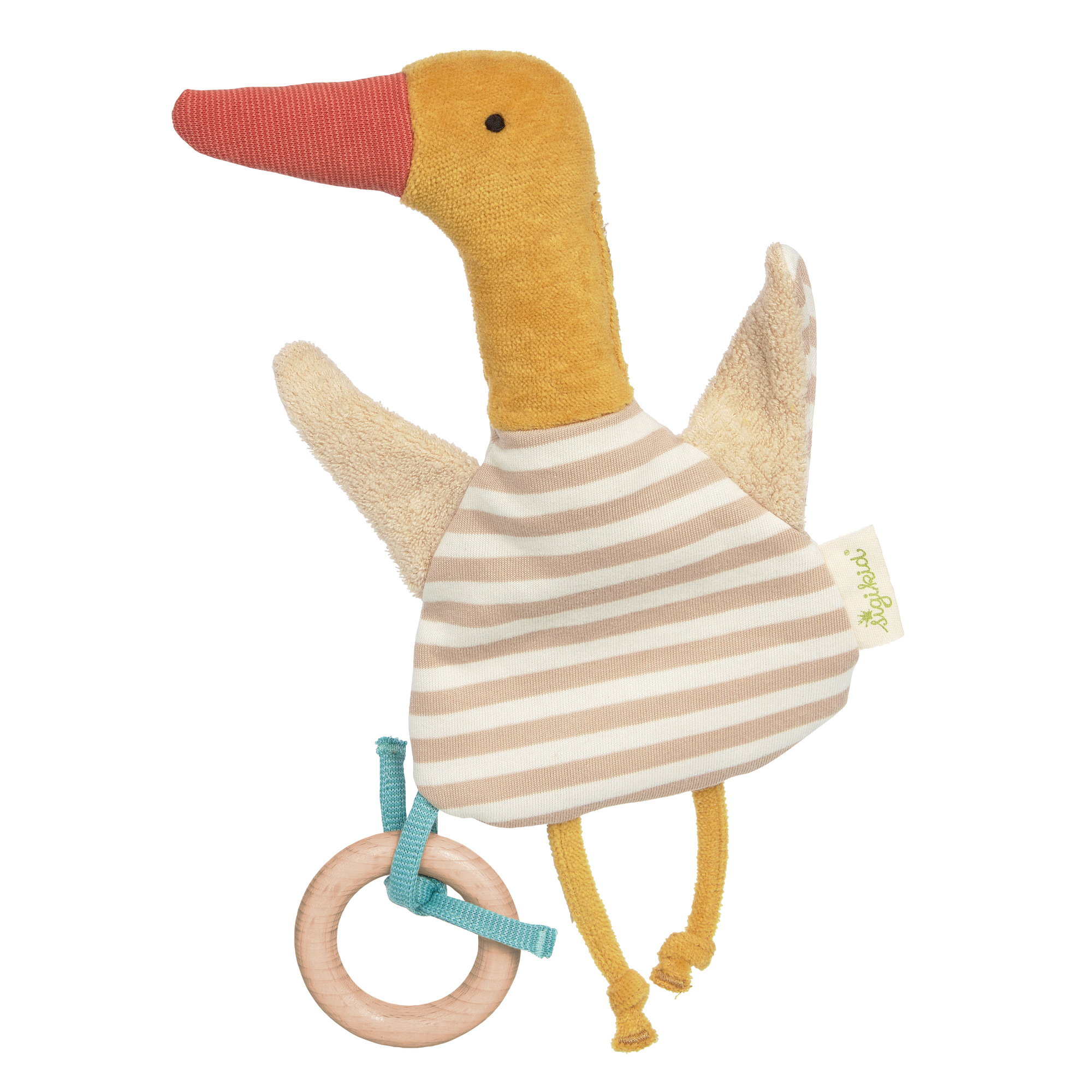 Baby Knistertuch Ente, Green Collection