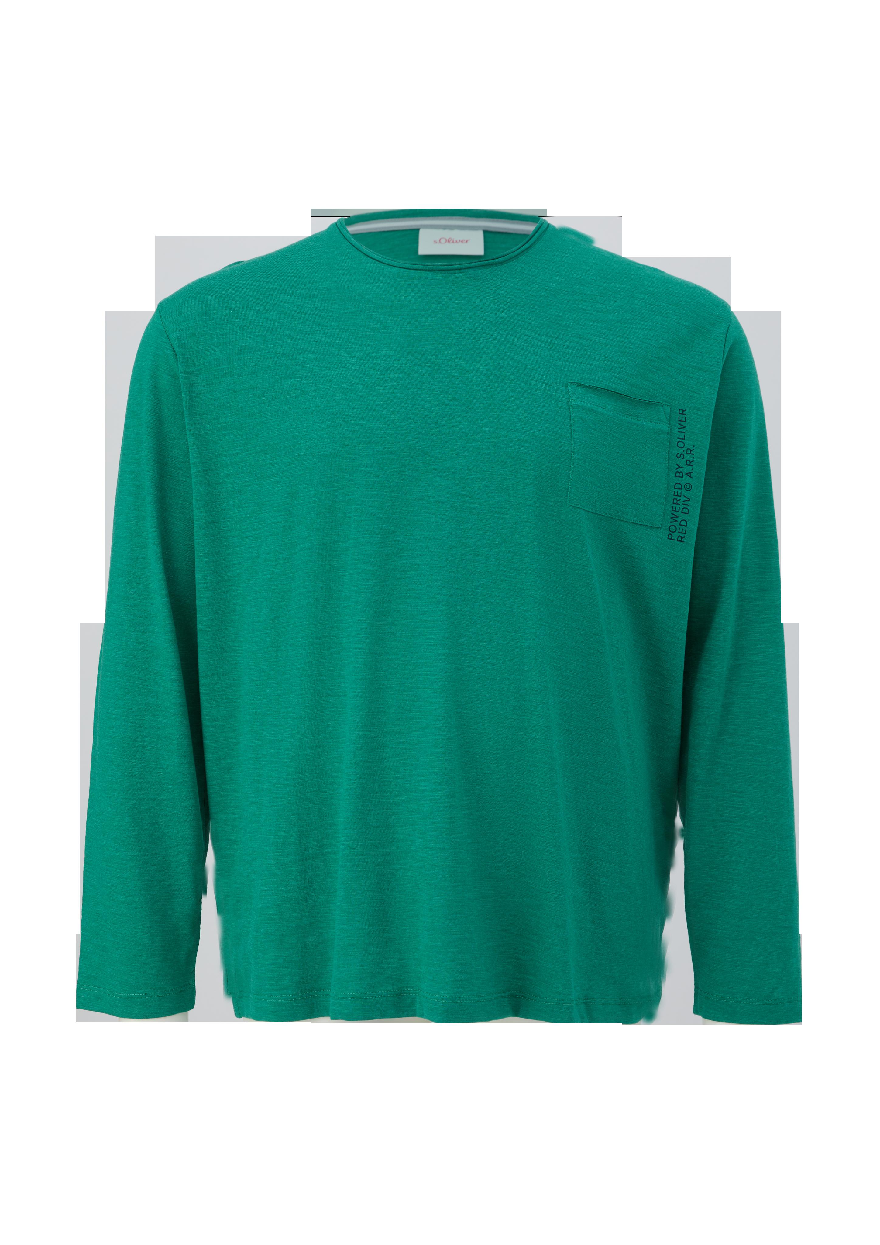 Longsleeve mit aufgesetzter Brusttasche  2146833-76W1
