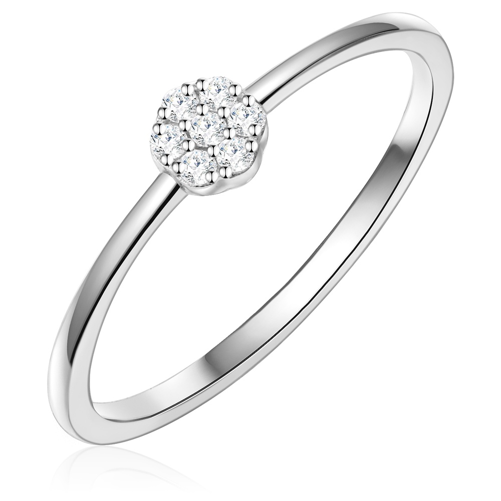 Glanzstücke München Bague en argent Argent sterling Oxyde de zirconium (CZ) en Argent Bague