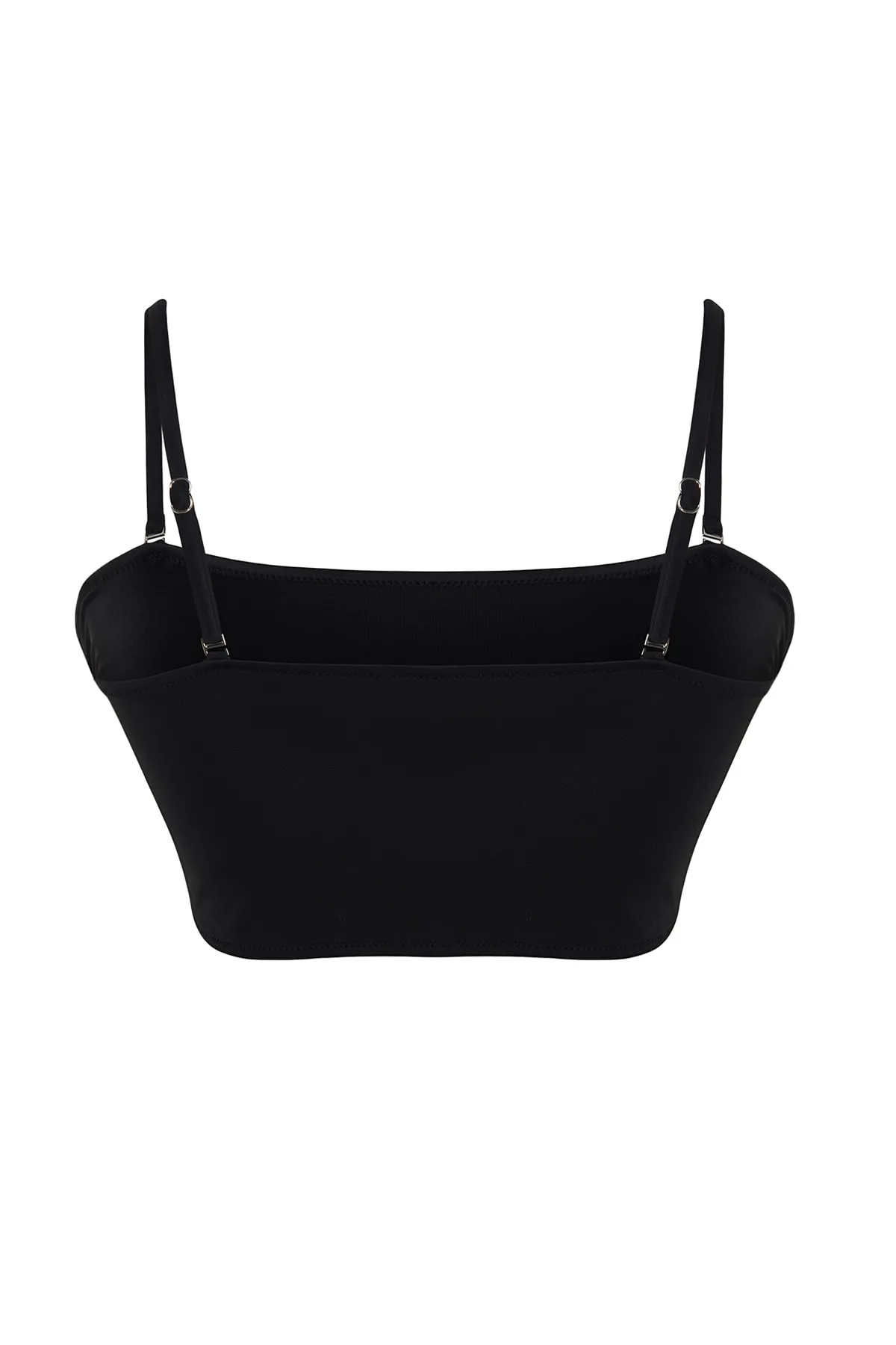 Trendyol Curve  Schwarzes trägerloses Bikinioberteil
