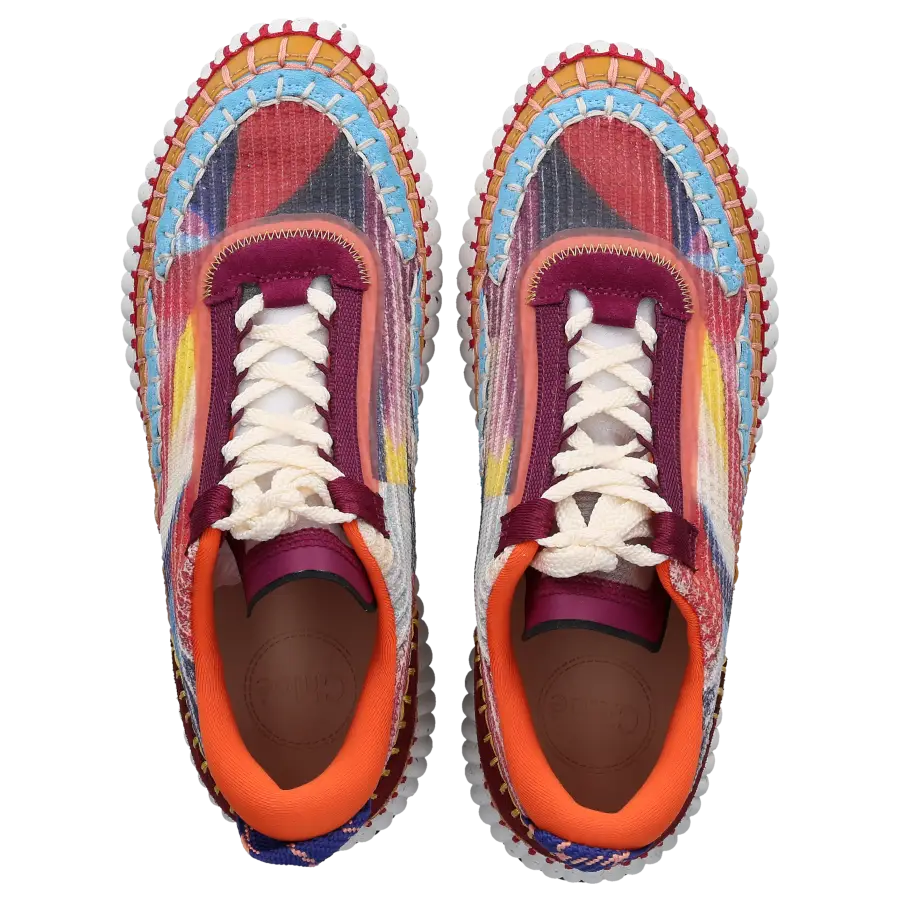 Chloé - Sneaker low NAMA Baumwolle - bunt