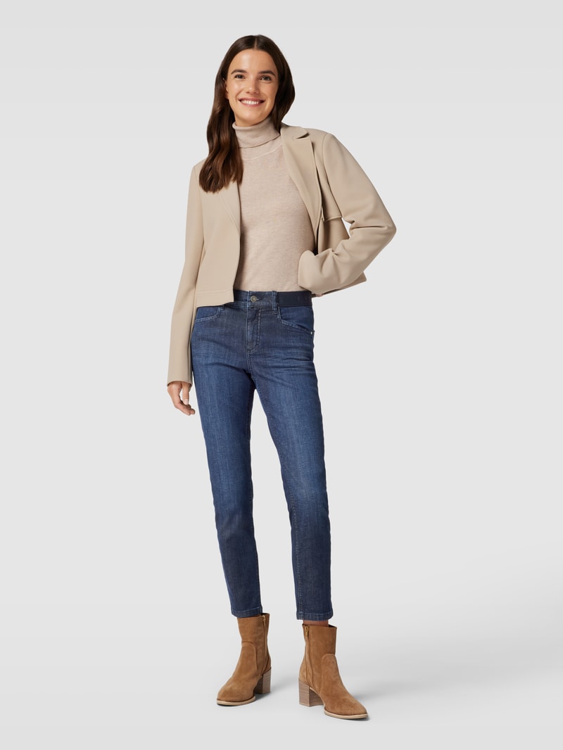 Jeans im 5-Pocket-Design Modell 'ORNELLA' in marineblau