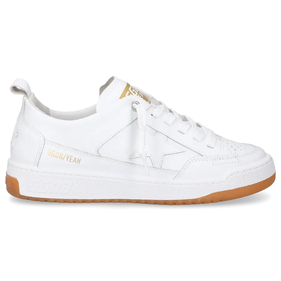 Golden Goose - Sneaker low YEAH Kalbsleder - weiß