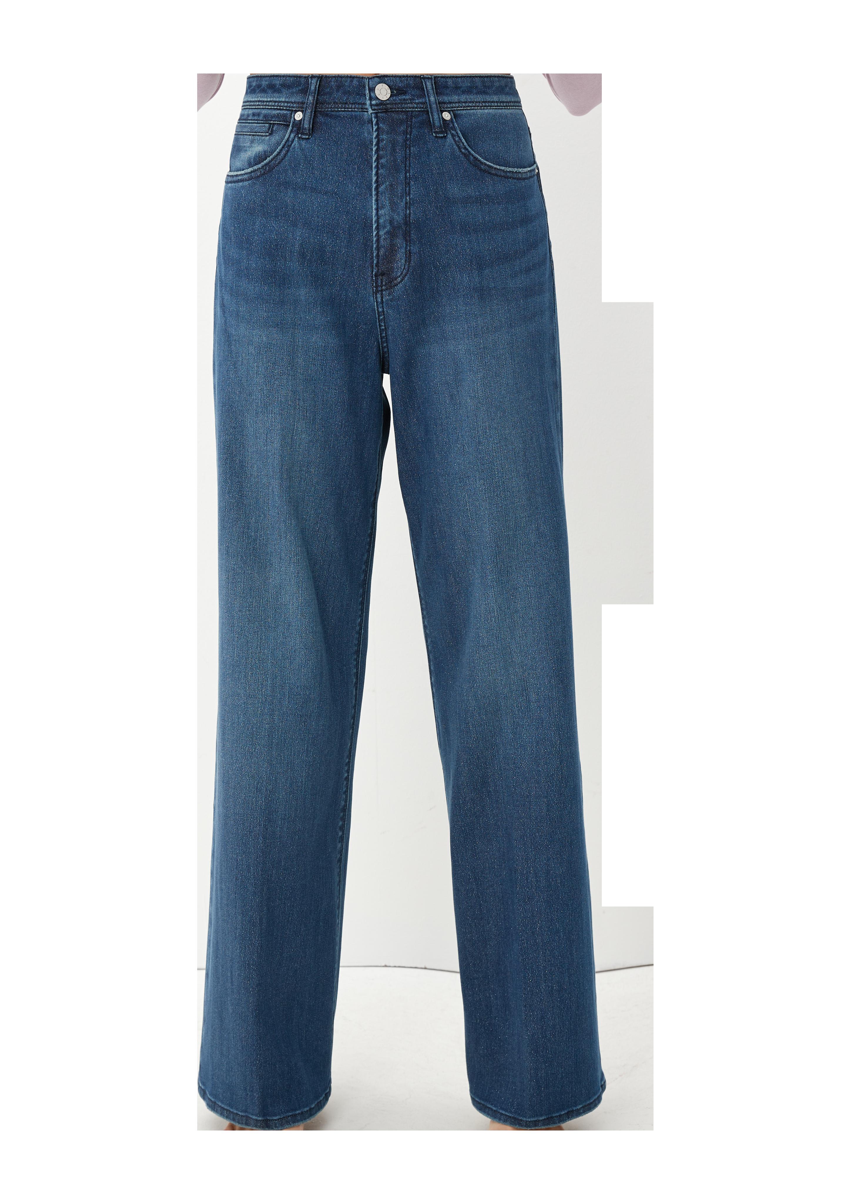 Suri: Wide leg-Jeans mit Glitzergarn  2125412-56Z6